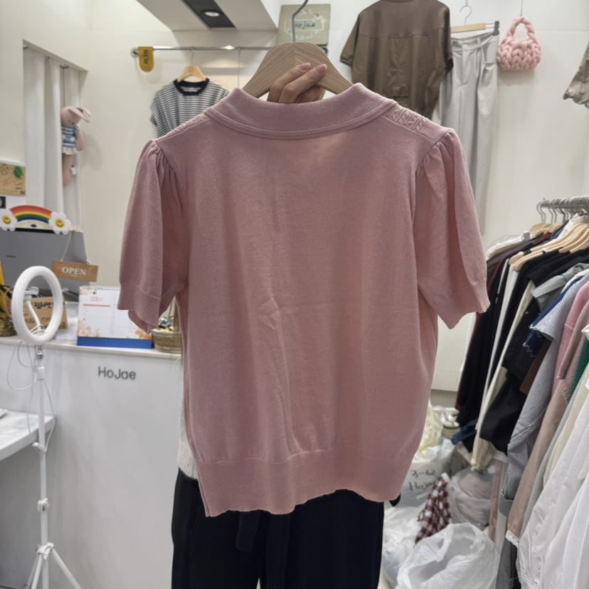 HOJAE韓國直郵女士新款休閑熱賣真品人氣時尚職業推薦25春夏T恤MID-LEVEL JUMPT恤