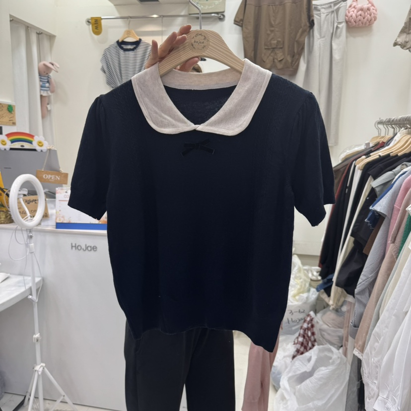 HOJAE韓國直郵女士新款休閑熱賣真品人氣時尚職業推薦25春夏T恤MID-LEVEL JUMPT恤圖色3
