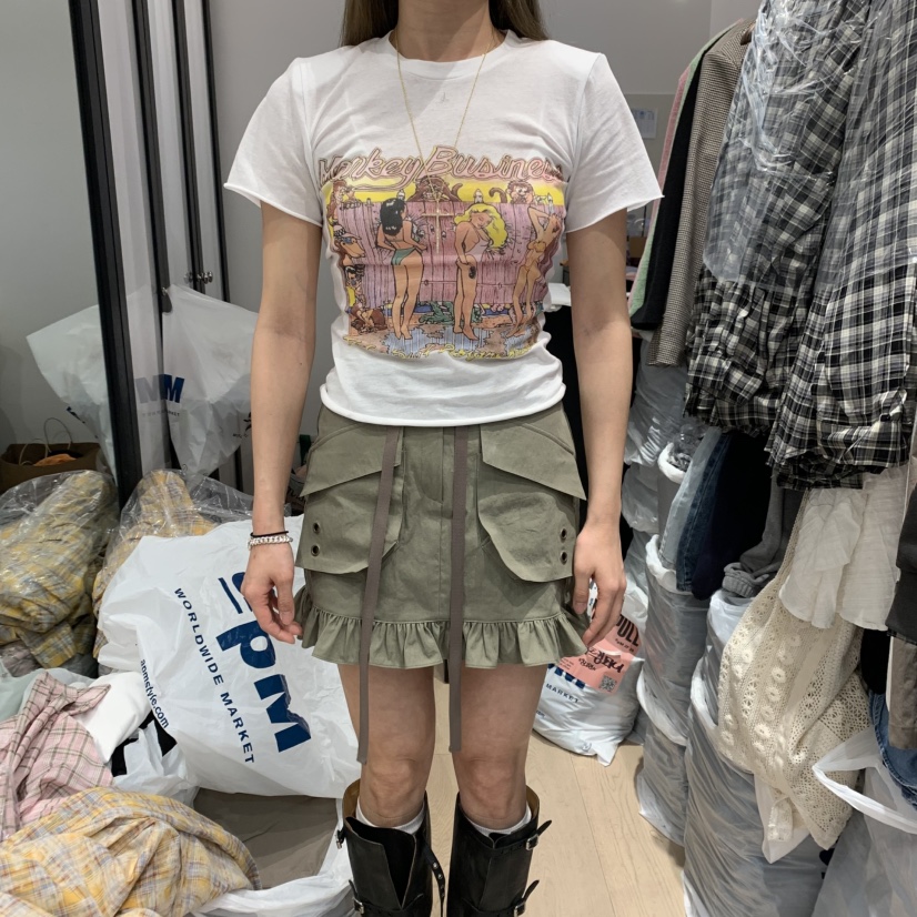 LOVE PULL韓國直郵女裝新款時尚休閑推薦25春夏人氣真品T恤LOVE PULLT恤圖色4