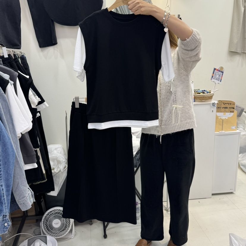 HOJAE直郵韓國代購㊣女裝新款時尚25春夏休閑推薦職業熱賣套裝MID-LEVEL JUMP套裝圖色3