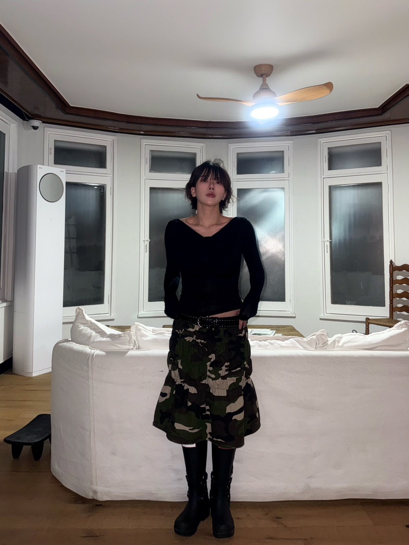 AWESOMESAUCE韓國直郵㊣東大門實拍女裝新款職業半身裙中短裙AWESOME SAUCE半身裙/中短裙