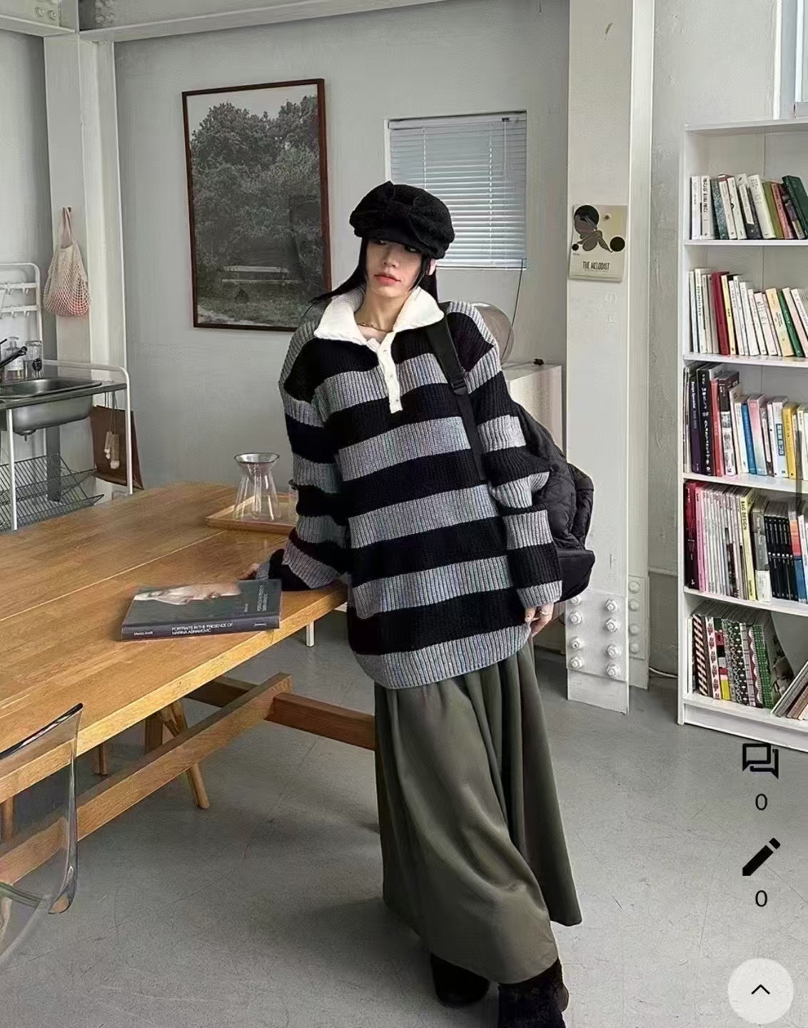 PRANA/CLOTHINK韓國直郵㊣女裝新品人氣25春夏推薦長裙褶皺PRANA/CLOTHINK長裙