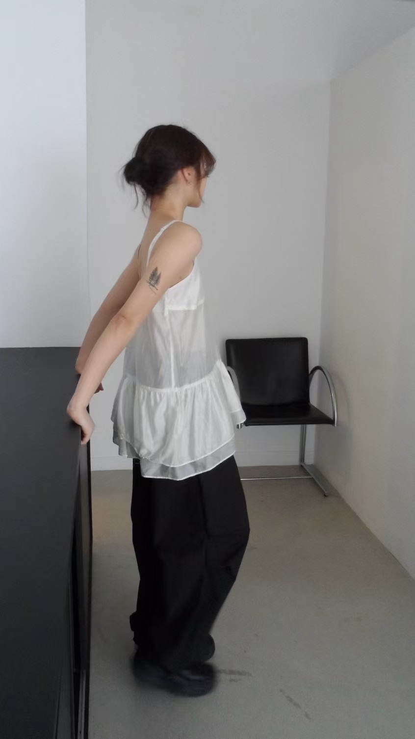 PRANA/CLOTHINK韓國直郵㊣東大門實拍女裝新款25春夏吊帶背心天絲PRANA/CLOTHINK吊帶/背心