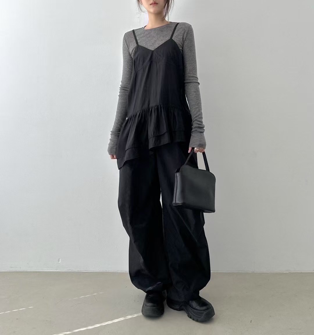 PRANA/CLOTHINK韓國直郵㊣東大門實拍女裝新款25春夏吊帶背心天絲PRANA/CLOTHINK吊帶/背心