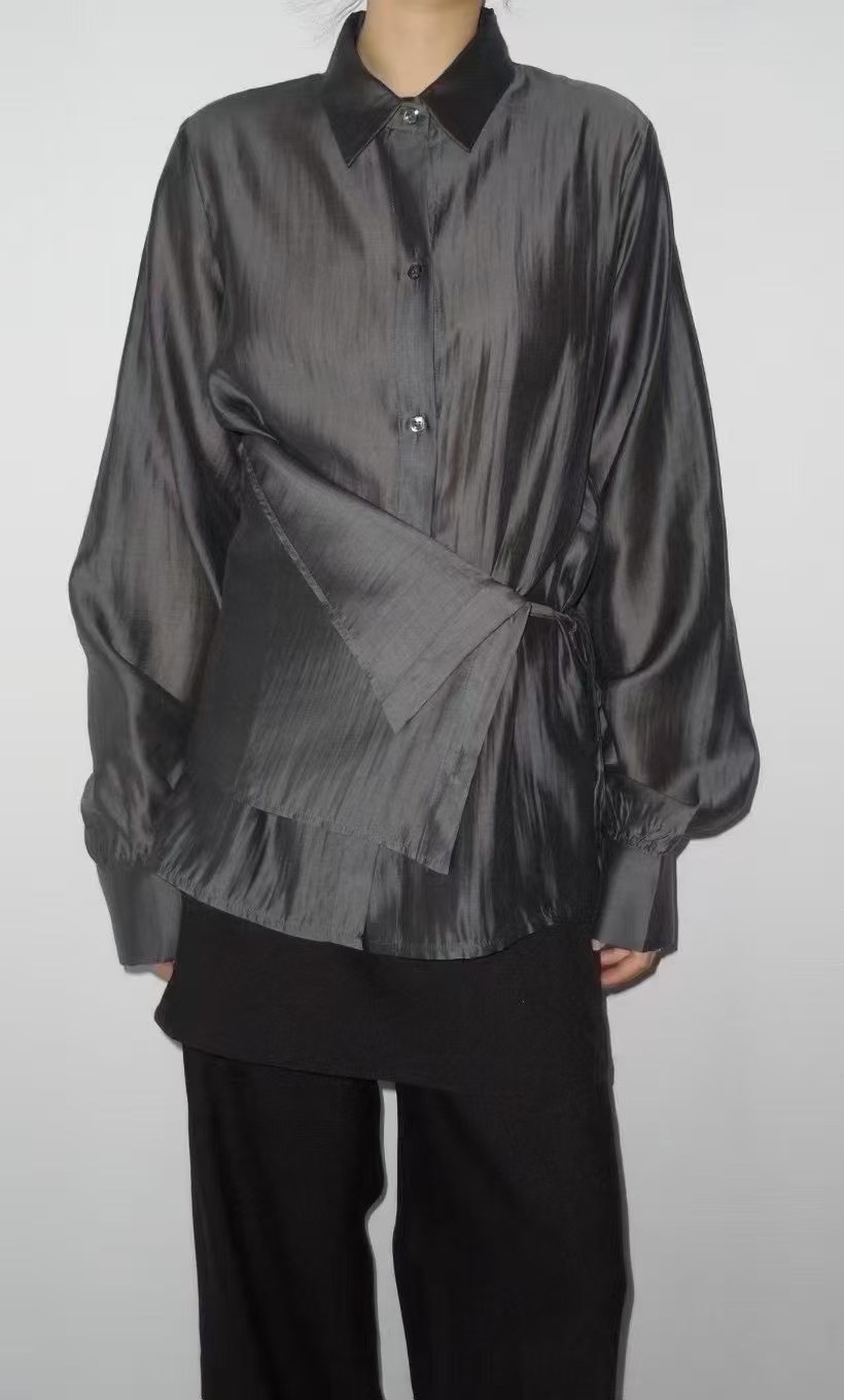 PRANA/CLOTHINK直郵韓國代購㊣女裝新品人氣襯衫蕾絲衫天絲PRANA/CLOTHINK襯衫/蕾絲衫
