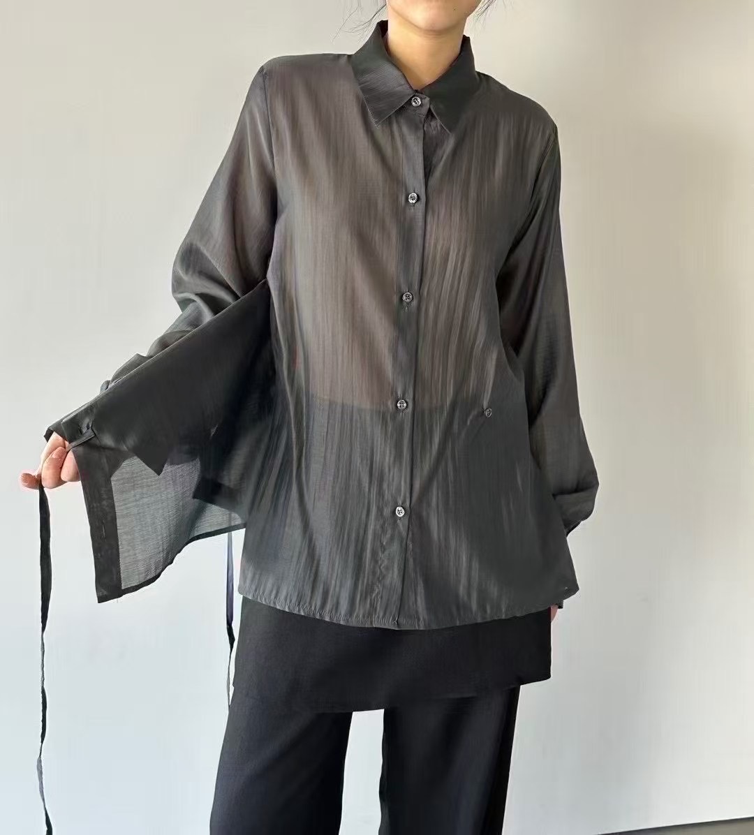 PRANA/CLOTHINK直郵韓國代購㊣女裝新品人氣襯衫蕾絲衫天絲PRANA/CLOTHINK襯衫/蕾絲衫