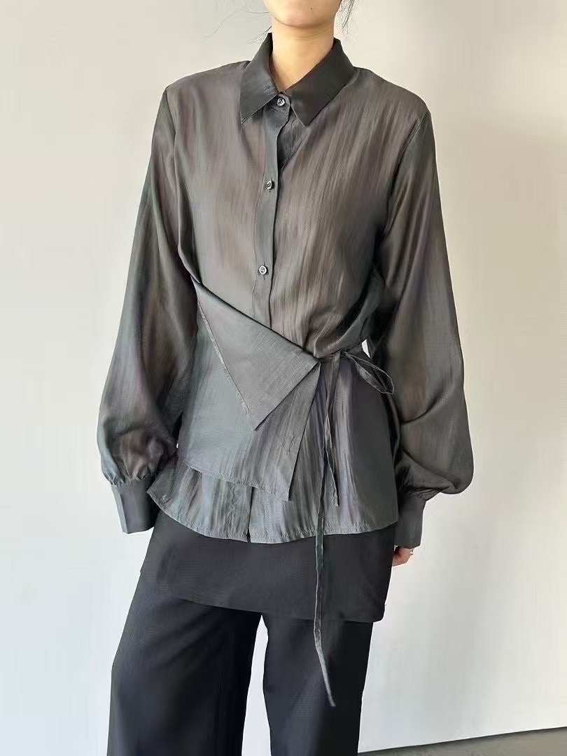 PRANA/CLOTHINK直郵韓國代購㊣女裝新品人氣襯衫蕾絲衫天絲PRANA/CLOTHINK襯衫/蕾絲衫