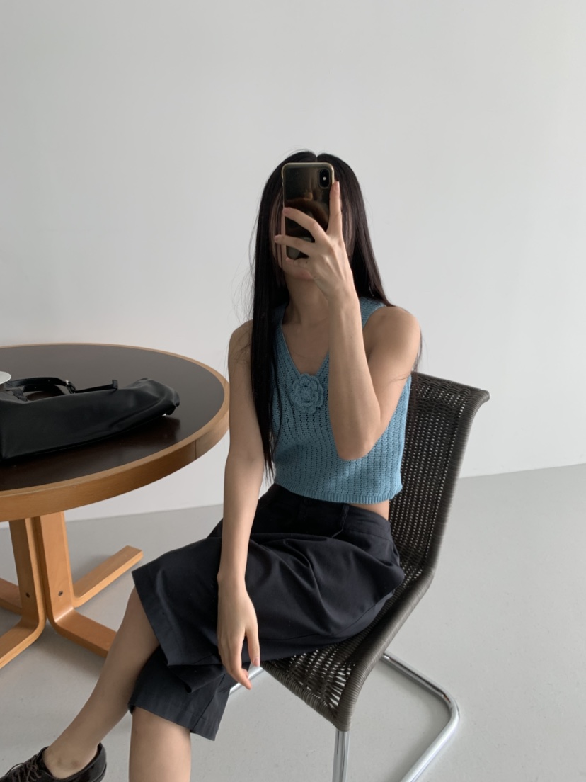MURMUR韓國直郵㊣東大門實拍女裝新款休閑推薦25春夏吊帶背心MURMUR吊帶/背心圖色1