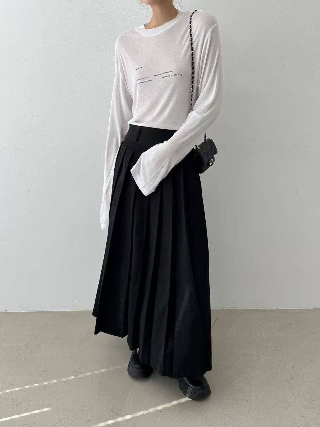 PRANA/CLOTHINK韓國直郵㊣東大門實拍女裝新品職業長袖T恤PRANA/CLOTHINK長袖T恤