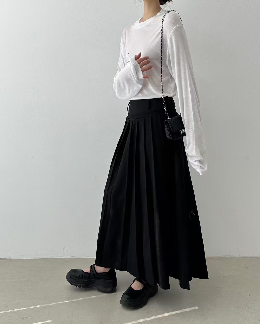 PRANA/CLOTHINK韓國直郵㊣東大門實拍女裝新品職業長袖T恤PRANA/CLOTHINK長袖T恤