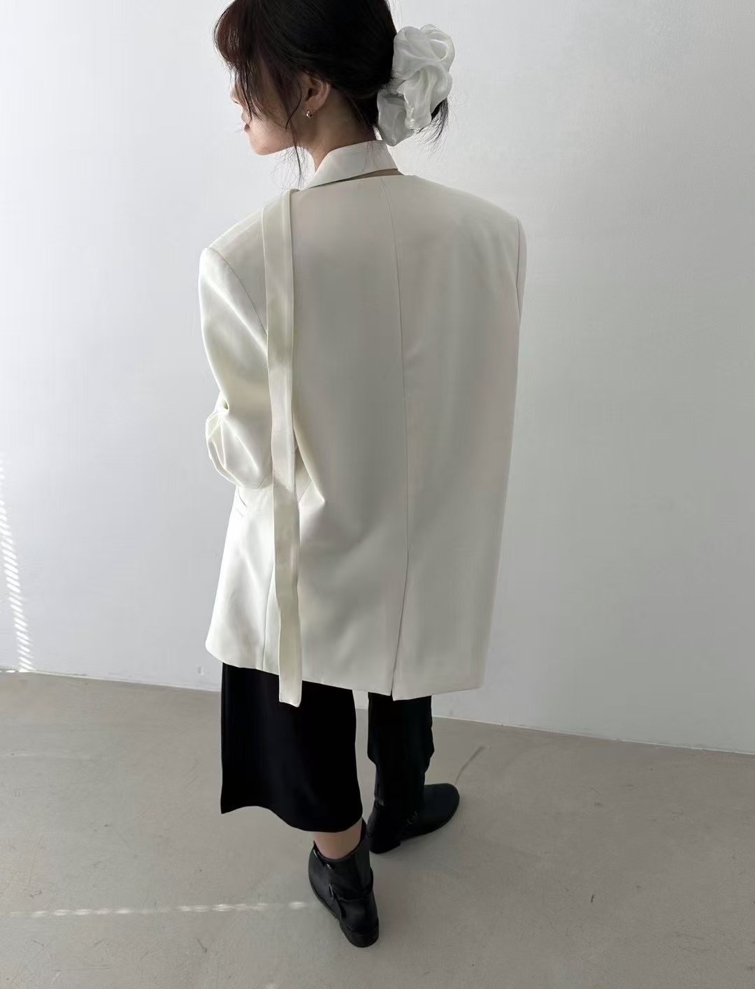 PRANA/CLOTHINK韓國直郵㊣東大門實拍女裝新品推薦夾克含脖帶PRANA/CLOTHINK夾克