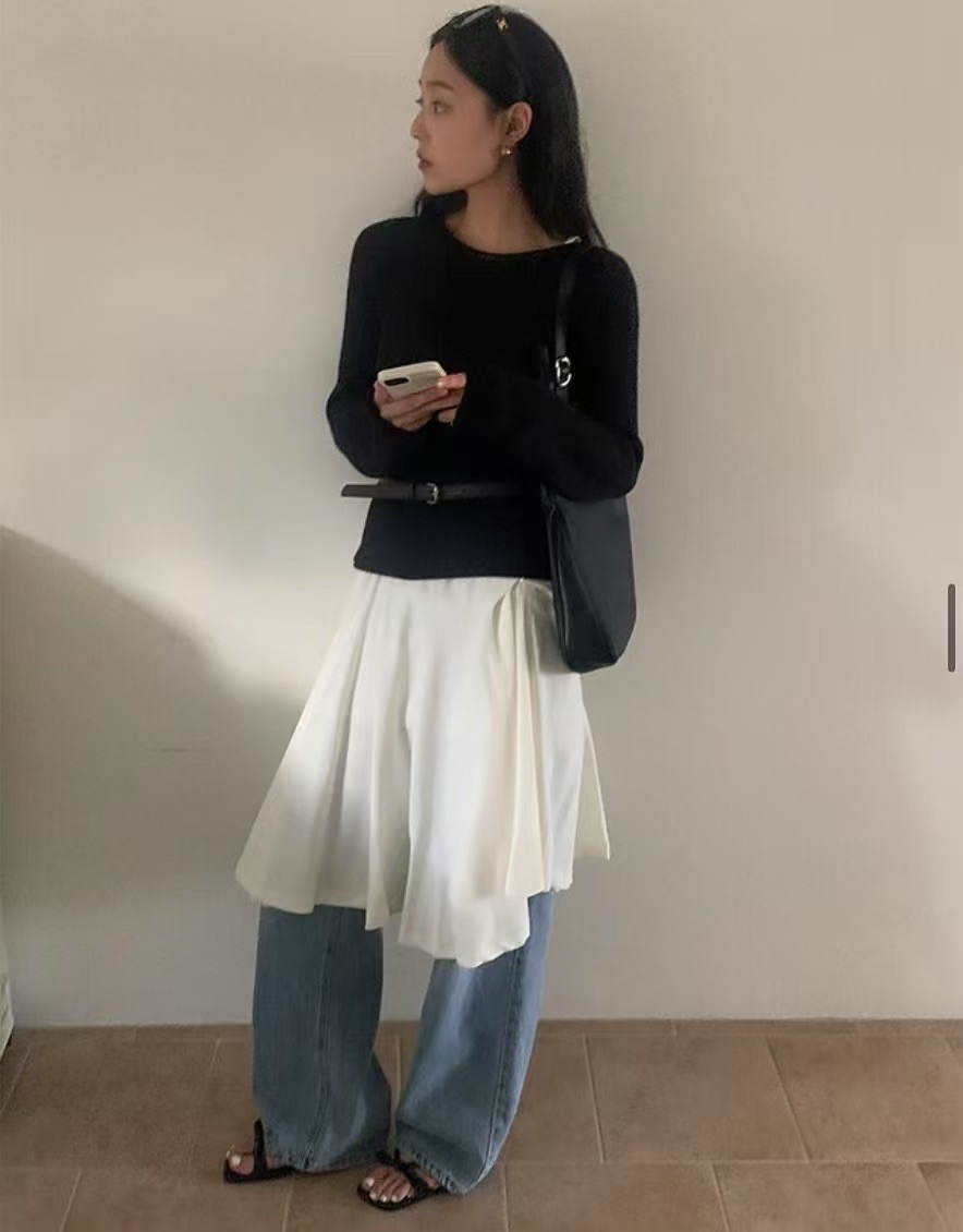 PRANA/CLOTHINK韓國直郵㊣東大門實拍女裝新款休閑職業連衣裙PRANA/CLOTHINK連衣裙