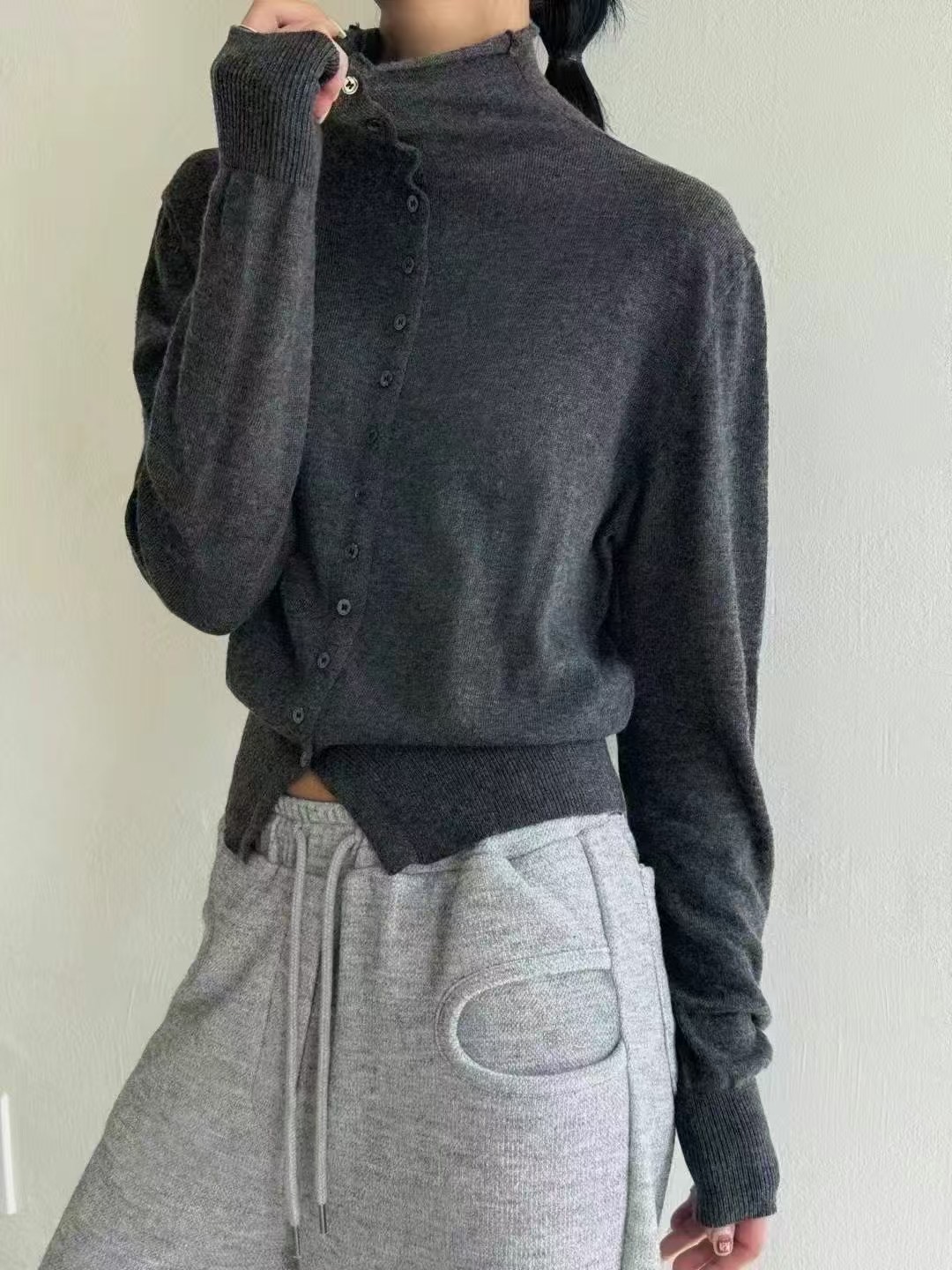 PRANA/CLOTHINK韓國㊣直郵東大門代購女裝新款25春夏針織衫開衫PRANA/CLOTHINK針織衫