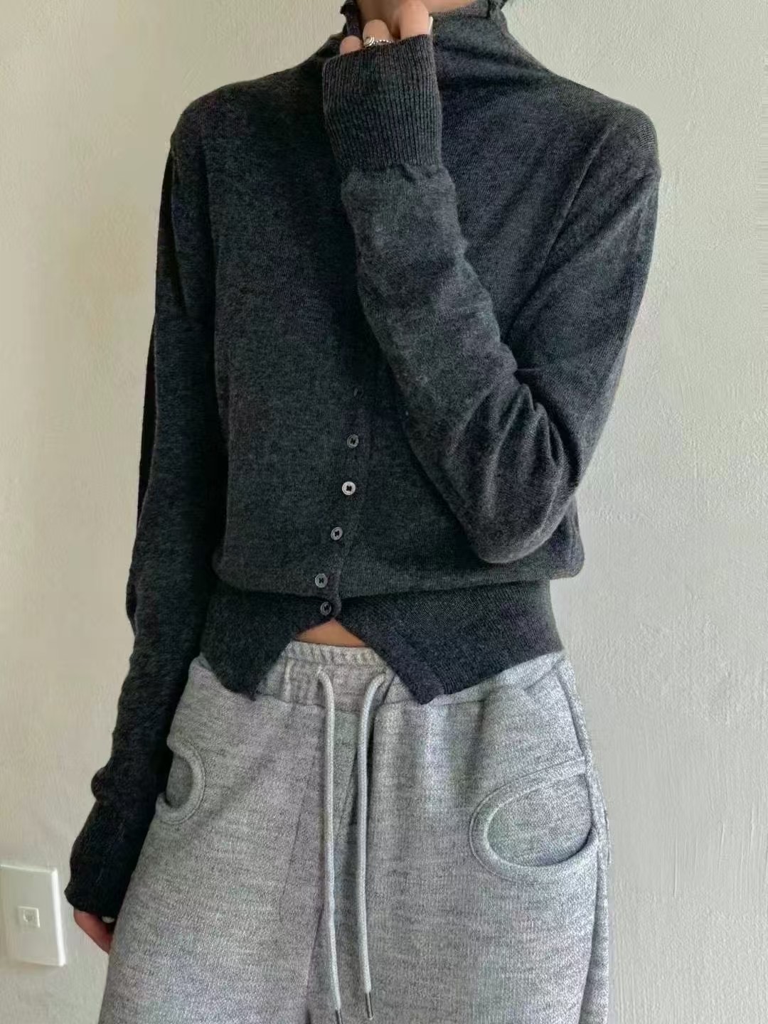 PRANA/CLOTHINK韓國㊣直郵東大門代購女裝新款25春夏針織衫開衫PRANA/CLOTHINK針織衫