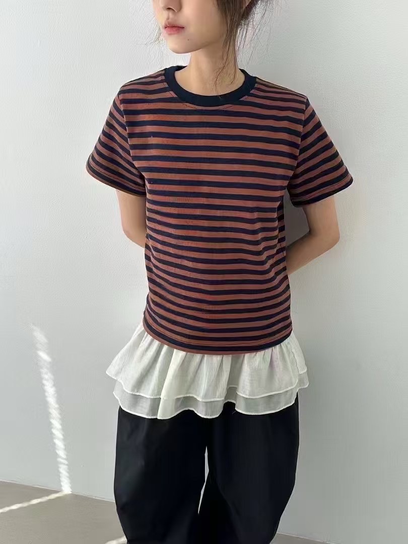 PRANA/CLOTHINK韓國直郵㊣女裝新款休閑25春夏時尚熱賣T恤PRANA/CLOTHINKT恤