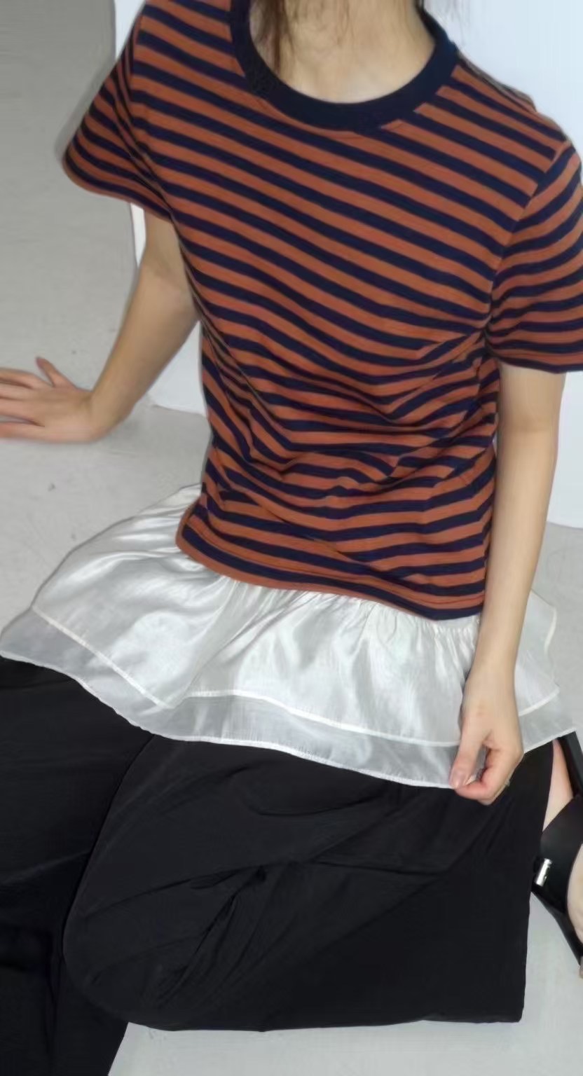 PRANA/CLOTHINK韓國直郵㊣女裝新款休閑25春夏時尚熱賣T恤PRANA/CLOTHINKT恤圖色2