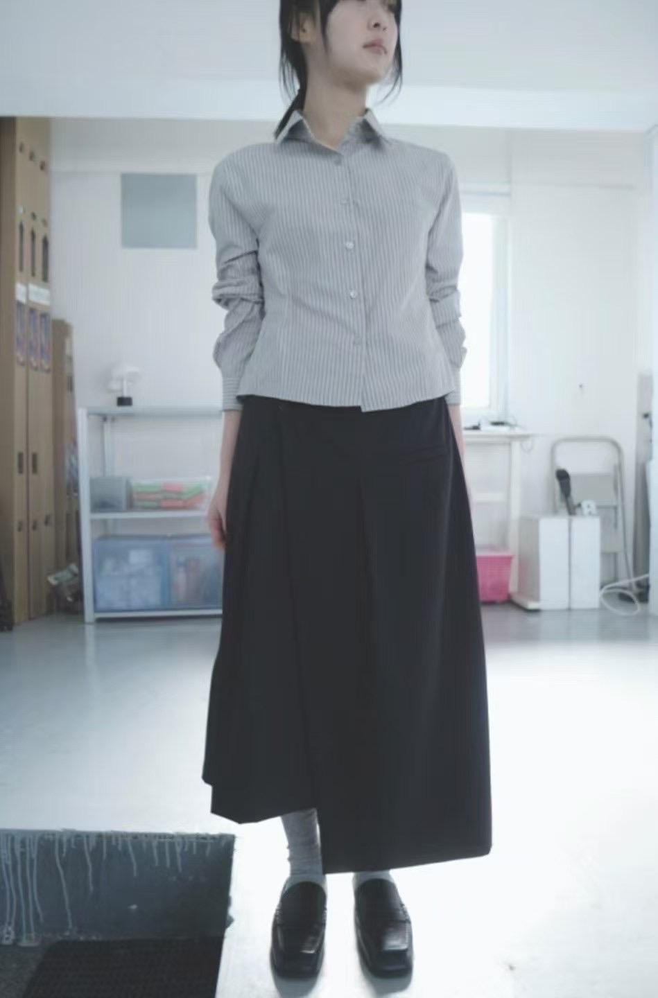 PRANA/CLOTHINK韓國直郵㊣東大門實拍女裝新品25春夏半身裙中短裙PRANA/CLOTHINK半身裙/中短裙