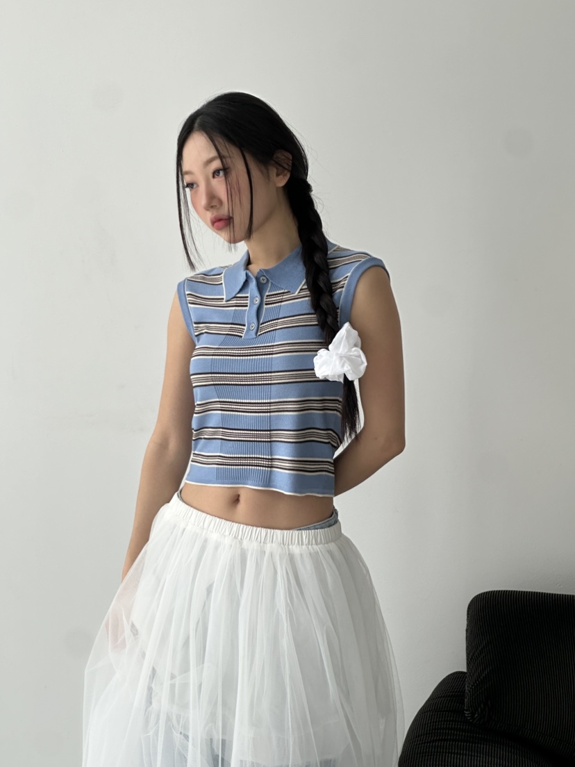 MURMUR韓國直郵㊣女裝新品時尚推薦25春夏熱賣休閑吊帶背心MURMUR吊帶/背心