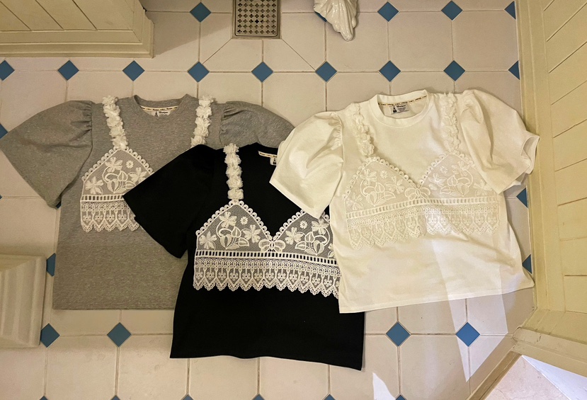BOUTIQUE-L直郵韓國代購㊣女裝新款時尚熱賣職業休閑25春夏T恤BOUTIQUE-LT恤