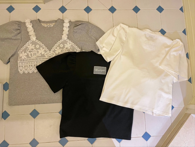 BOUTIQUE-L直郵韓國代購㊣女裝新款時尚熱賣職業休閑25春夏T恤BOUTIQUE-LT恤