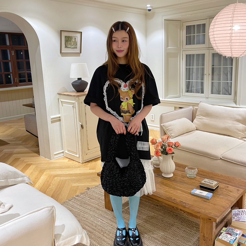 BOUTIQUE-L韓國直郵㊣東大門實拍女裝新品人氣推薦時尚T恤BOUTIQUE-LT恤