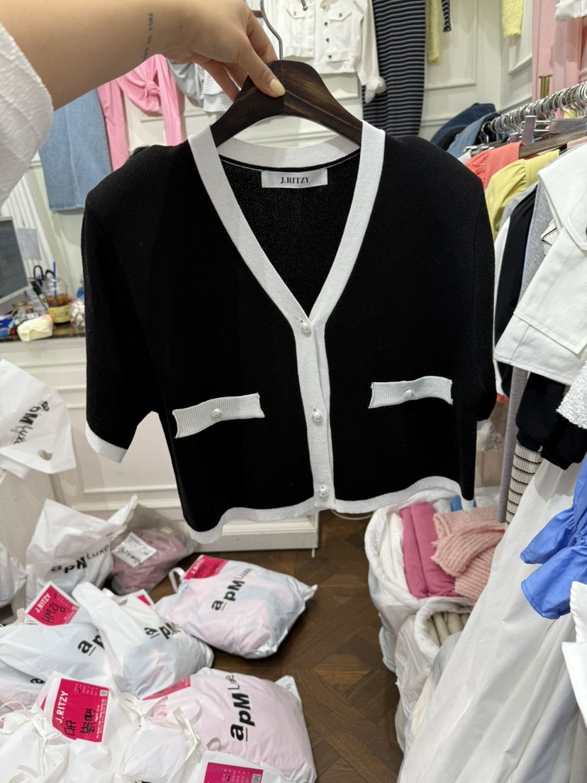 J.RITZY韓國㊣直郵東大門代購女裝新款時尚熱賣25春夏針織衫J.RITZY針織衫圖色4