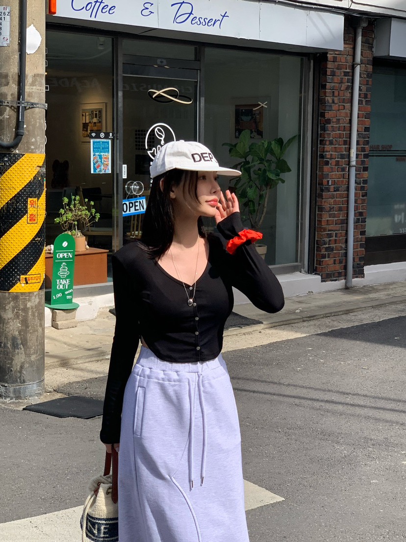 REVE CITE-L韓國直郵㊣東大門實拍女裝新品人氣推薦職業長裙REVE CITE長裙