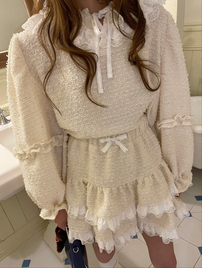 BOUTIQUE-L直郵韓國代購㊣女裝新品人氣25春夏熱賣職業短裙BOUTIQUE-L短裙