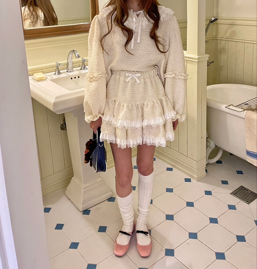 BOUTIQUE-L直郵韓國代購㊣女裝新品人氣25春夏熱賣職業短裙BOUTIQUE-L短裙