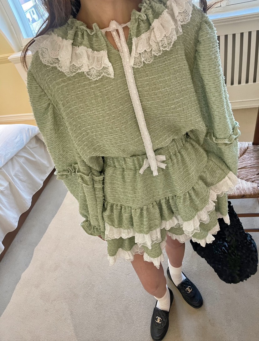 BOUTIQUE-L直郵韓國代購㊣女裝新品人氣25春夏熱賣職業短裙BOUTIQUE-L短裙