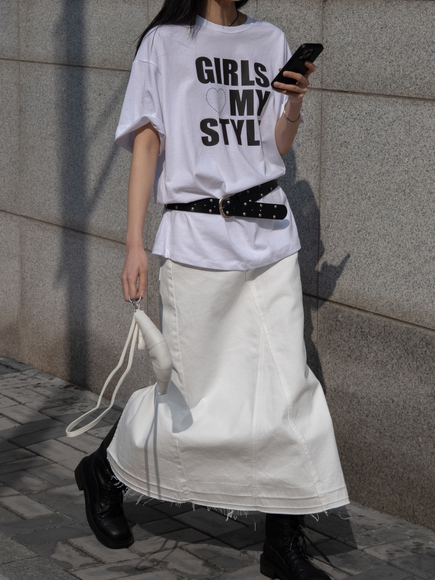 INSSENSE-A韓國㊣直郵東大門代購女裝新款時尚25春夏推薦T恤INSSENSE-AT恤