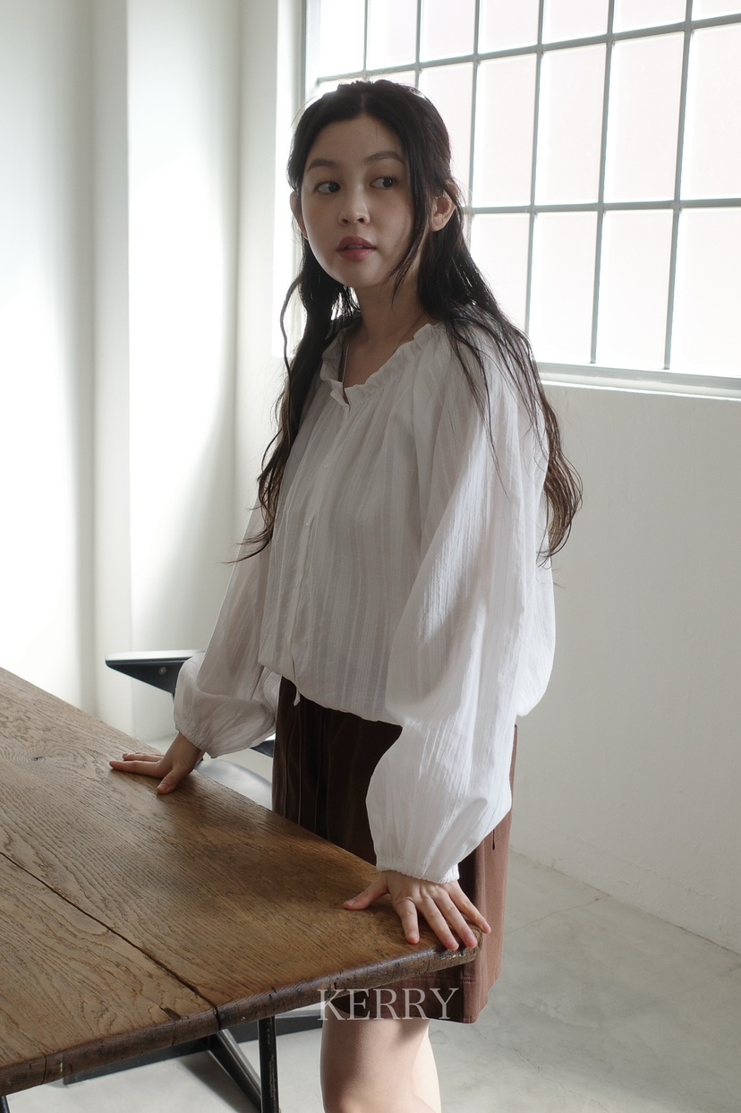 KERRY韓國直郵㊣女裝新品時尚職業人氣25春夏熱賣襯衫蕾絲衫KERRY襯衫/蕾絲衫