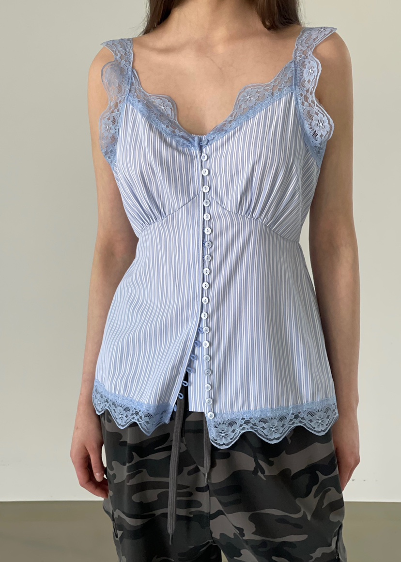ANOTHER AVENUE東大門直郵女裝新品25春夏人氣職業吊帶背心ANOTHER AVENUE吊帶/背心