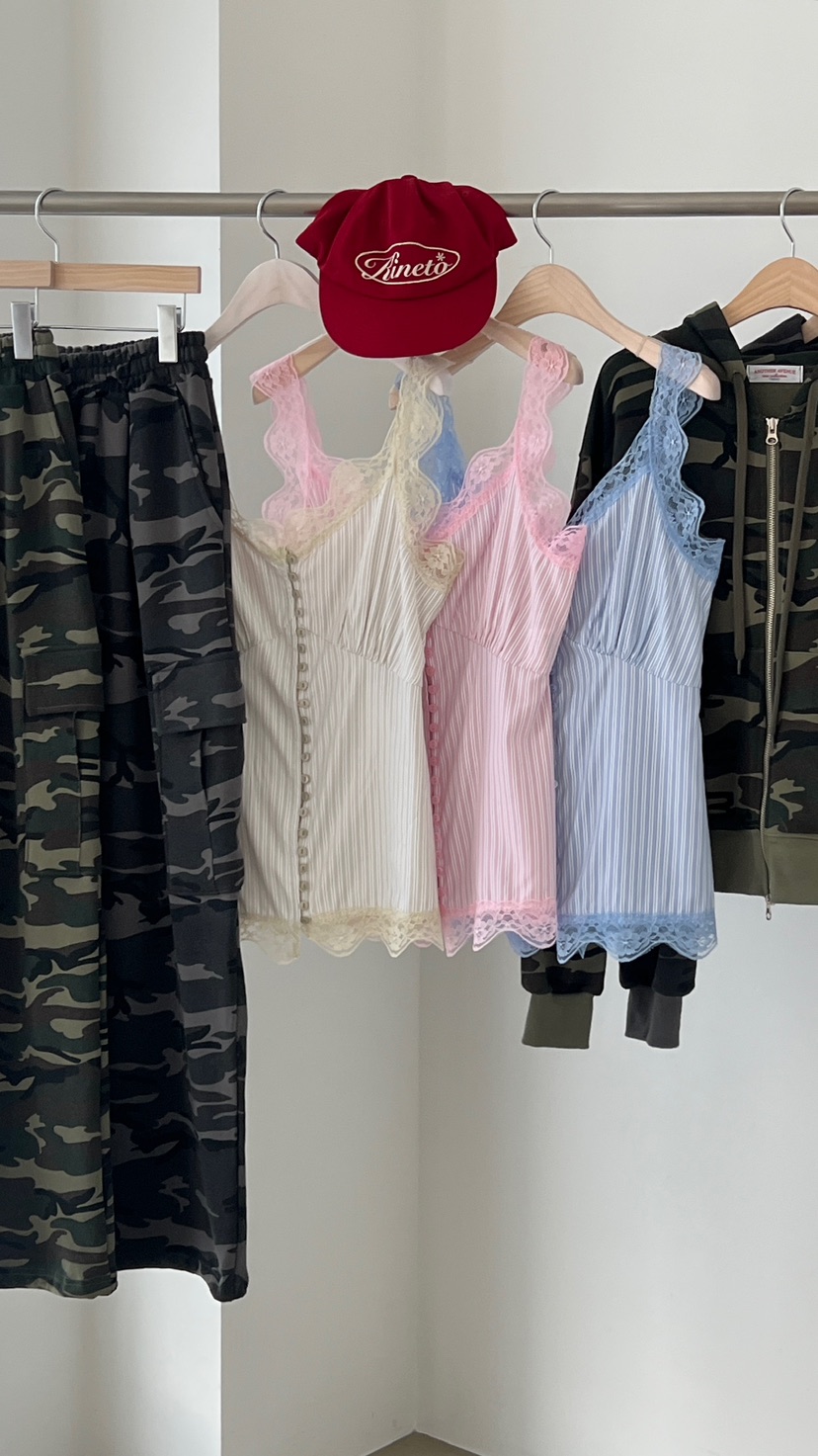 ANOTHER AVENUE東大門直郵女裝新品25春夏人氣職業吊帶背心ANOTHER AVENUE吊帶/背心