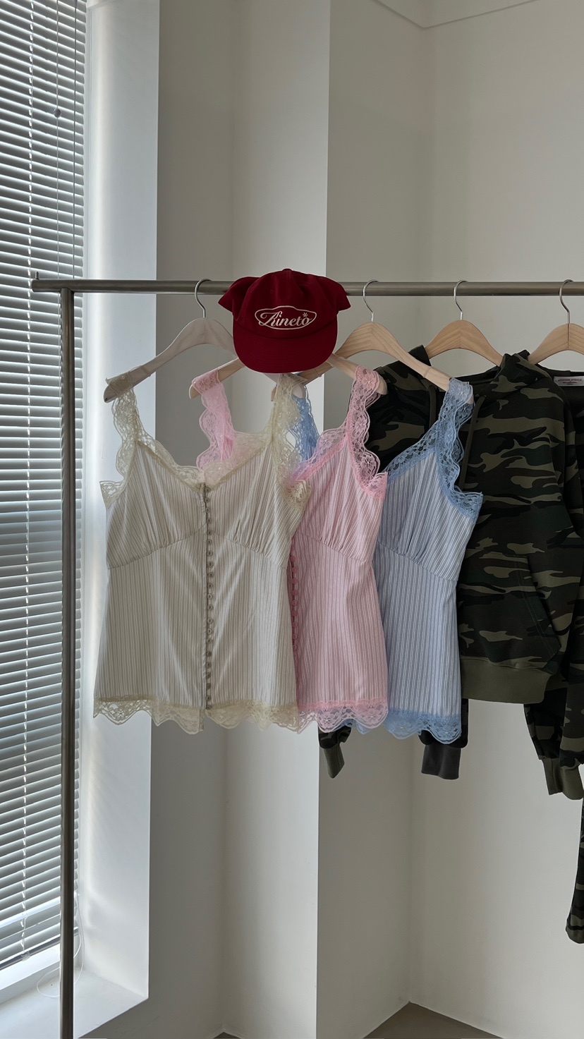 ANOTHER AVENUE東大門直郵女裝新品25春夏人氣職業吊帶背心ANOTHER AVENUE吊帶/背心