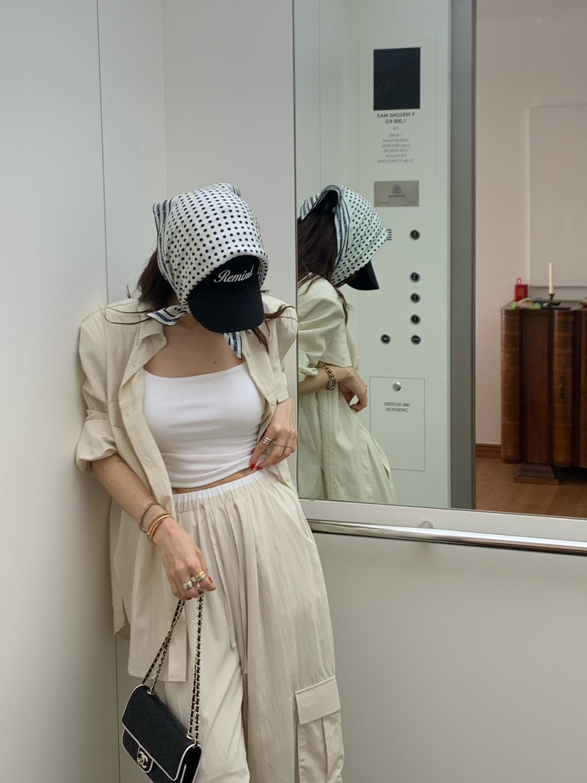 REVE CITE-L東大門直郵女士新款熱賣真品時尚休閑褲工裝褲REVE CITE休閑褲
