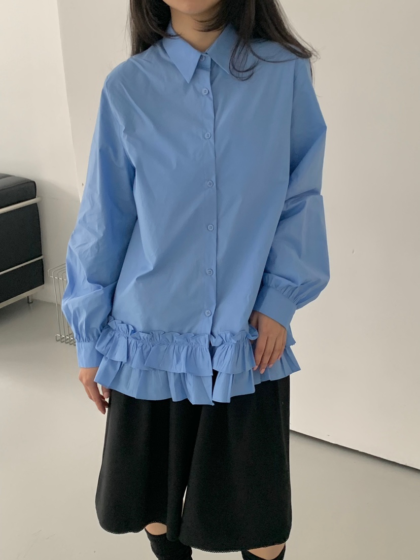 BEFORE SUNRISE韓國代購女裝新品真品熱賣休閑25春夏襯衫蕾絲衫BEFORE SUNRISE襯衫/蕾絲衫