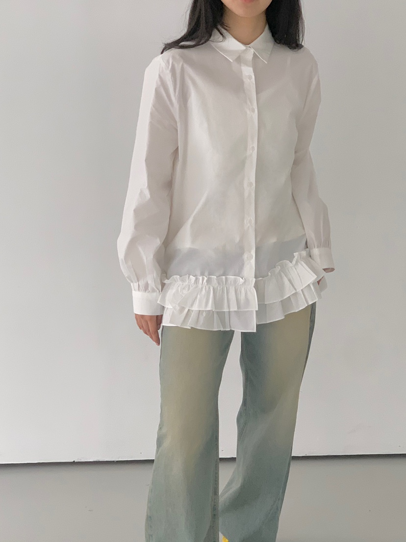 BEFORE SUNRISE韓國代購女裝新品真品熱賣休閑25春夏襯衫蕾絲衫BEFORE SUNRISE襯衫/蕾絲衫