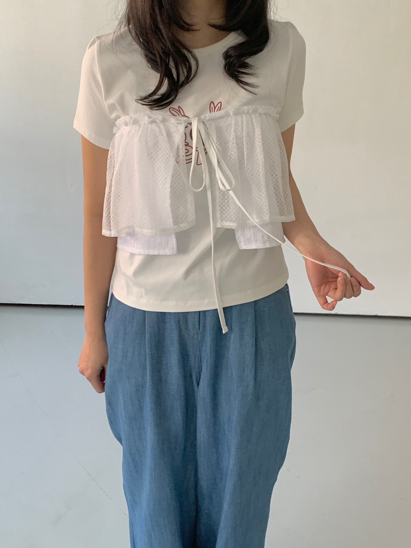 BEFORE SUNRISE韓國直郵女士新款熱賣真品時尚職業25春夏T恤BEFORE SUNRISET恤
