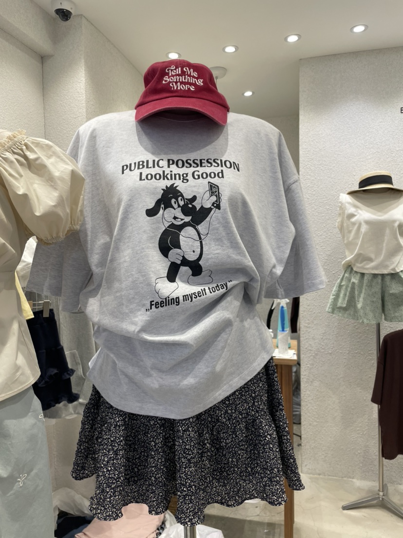 BABEL韓國直郵女裝新款熱賣時尚人氣25春夏職業休閑真品T恤BABELT恤