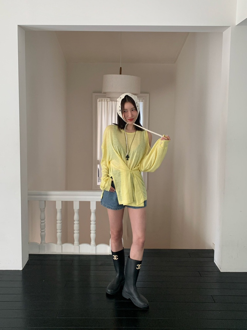 REVE CITE-L韓國代購女士新品推薦人氣真品時尚休閑長袖T恤REVE CITE長袖T恤
