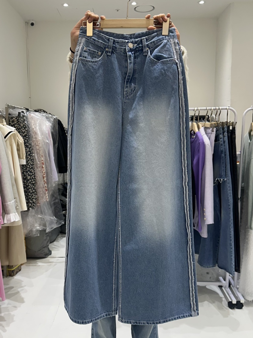 LUCIA東大門代購女裝新品人氣時尚25春夏真品職業推薦牛仔褲LUCIA牛仔褲