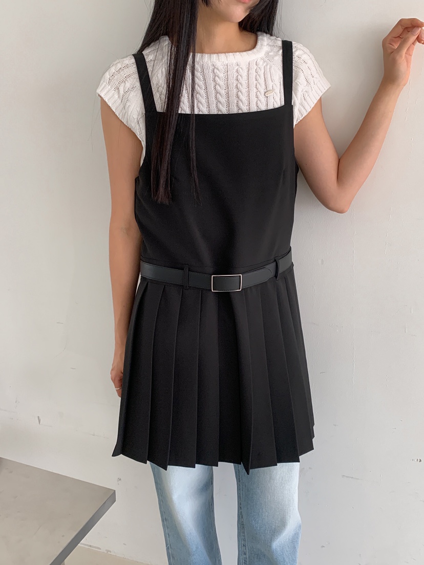 GOYOU東大門代購女士新品職業熱賣25春夏真品時尚連衣裙褶皺de goyou連衣裙