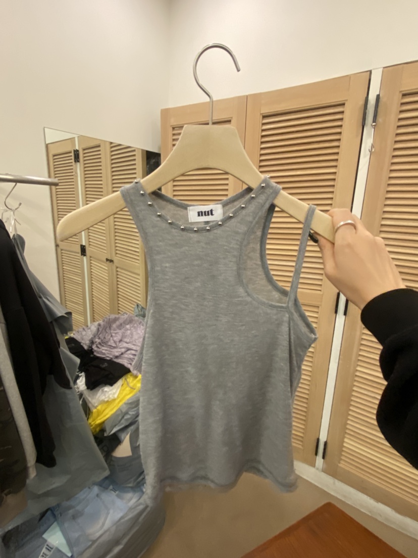 NUT東大門代購女士新款職業人氣推薦熱賣真品25春夏吊帶背心NUT吊帶/背心圖色3
