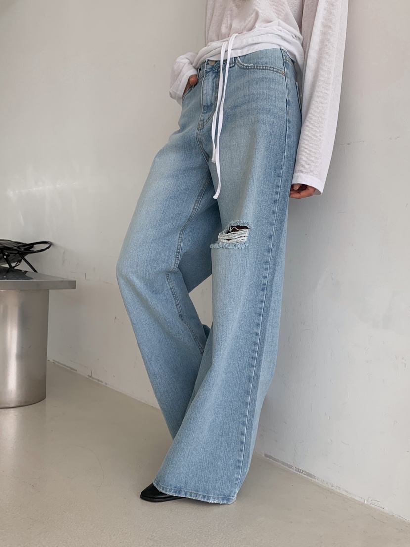 GOYOU韓國直郵女裝新款人氣熱賣職業25春夏時尚休閑真品牛仔褲de goyou牛仔褲