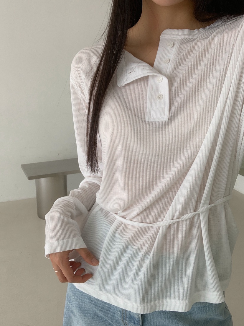 GOYOU東大門直郵女士新款真品休閑時尚25春夏熱賣推薦長袖T恤de goyou長袖T恤