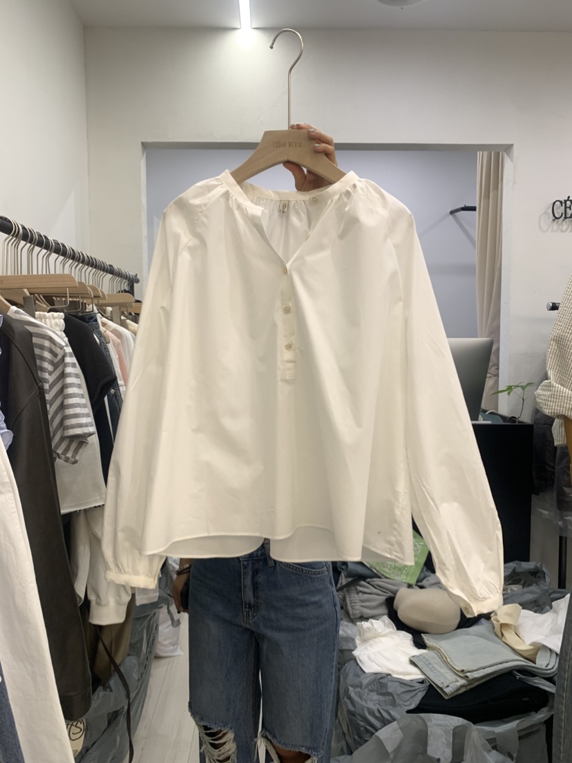 CEDARWOOD東大門直郵女士新款時尚推薦熱賣職業25春夏襯衫蕾絲衫CEDARWOOD襯衫/蕾絲衫圖色2