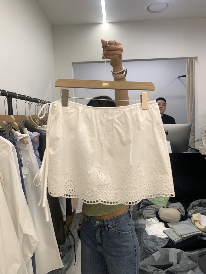 CEDARWOOD韓國直郵女士新品職業25春夏休閑真品人氣短裙蕾絲CEDARWOOD短裙