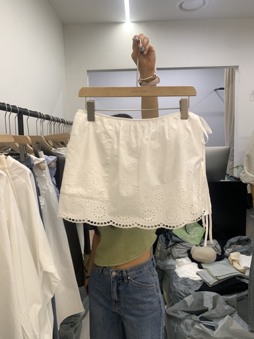 CEDARWOOD韓國直郵女士新品職業25春夏休閑真品人氣短裙蕾絲CEDARWOOD短裙