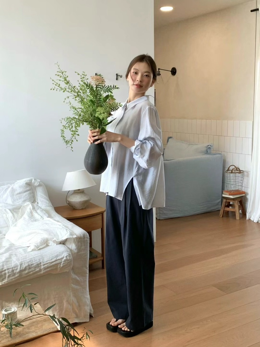 ANOU東大門直郵女裝新品熱賣職業真品時尚休閑推薦25春夏休閑褲ANOU休閑褲
